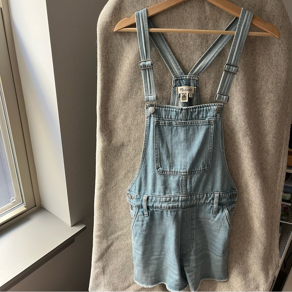 Madewell Blue Denim Overalls